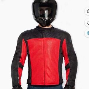 Joe Rocket Mens Red / Black Velocity Mesh Jacket Medium